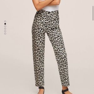 Brand New with Tag never worn. Mango pants, leopard print
